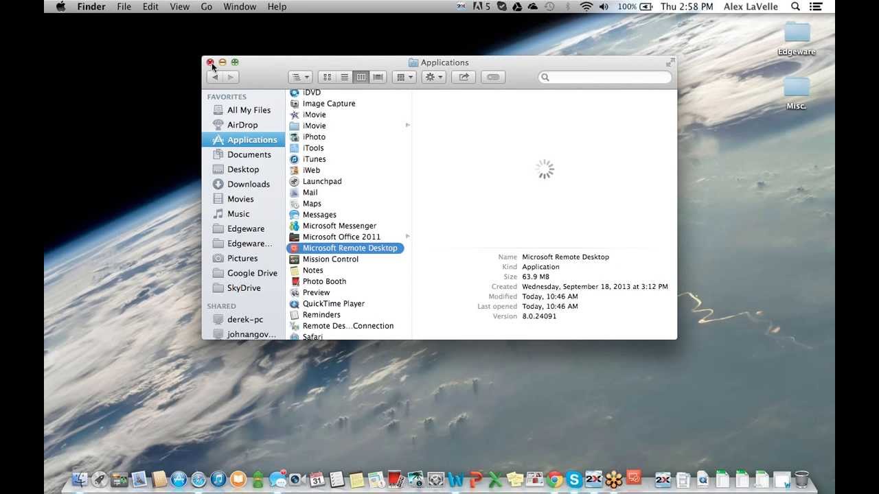 microsoft document connection for mac 2011